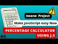 6 Make Percentage Calculator Using Javascript Master in Javascript Zade Coding