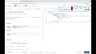 Remove Vowels from a String LeetCode 1119 English