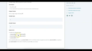 Hackerrank 30 days of code Java 8 Solution Day 9 Recursion