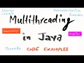 Multithreading in Java Detailed with code examples