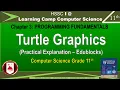 Turtle Graphic in Python Class 11 FBISE Chapter 3 Graphic Designing using Python Learning Camp