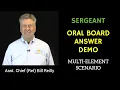Police Sergeant Oral Board Scenario Questions and Answers