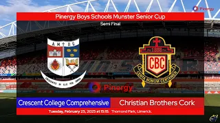 Crescent College Comprehensive v CBC - Pinergy Senior Cup Semi Final