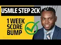 USMLE STEP 2CK Score Jump in ONE WEEK Uworld Amboss Brain Power