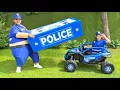 Download Lagu A policeman and a thief! Sofia and have fun adventures in a children's police car!