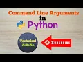 Command Line Argument in Python Swap 2 variables Python tutorial for Beginners