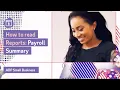 How to read Reports Payroll Summary ADP Small Business