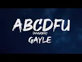 GAYLE - abcdefu (angrier) (Lyrics)