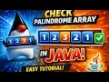 Java Interview Question Palindrome Array Solution