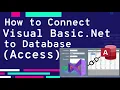 HOW TO CONNECT VISUAL BASIC NET TO DATABASE MS ACCESS VISUAL BASIC TUTORIAL