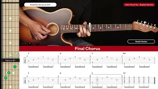 until i found you guitar cover stephen sanchez tabs chords 
