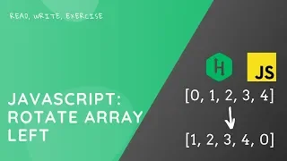 Left rotate array HackerRank problem JavaScript solution