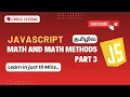 JavaScript Math Math Methods in Tamil Part 3