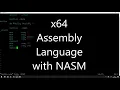 How to run 64-bit assembly language program using NASM in Linux