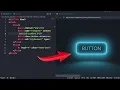 ASMR Programming Neon Button Animation With HTML And CSS - Without Talking
