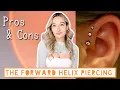 ALL About My Forward Helix Experience Pros and Cons Advice Pain level DOUBLE FORWARD HELIX