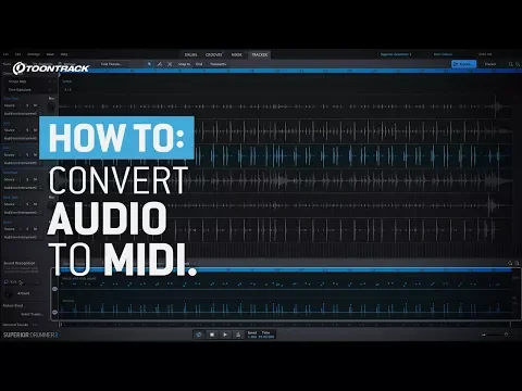 Download MP3 Superior Drummer 3: How to convert audio to MIDI with Tracker
