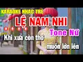 Download Lagu Lệ Nam Nhi Karaoke Tone Nữ ( F#m ) | Karaoke Rumba Nhạc Trẻ
