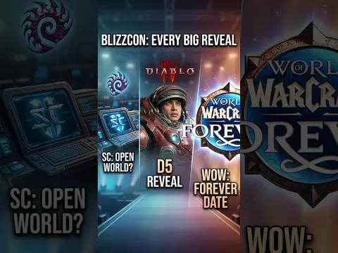 Don't Miss These BlizzCon 2026 Announcements #blizzcon #gaming #shorts