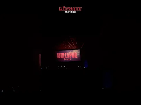 Mirzapur 1st Day 1st Show 🙈❤️ #mirzapur #viral  #irfan