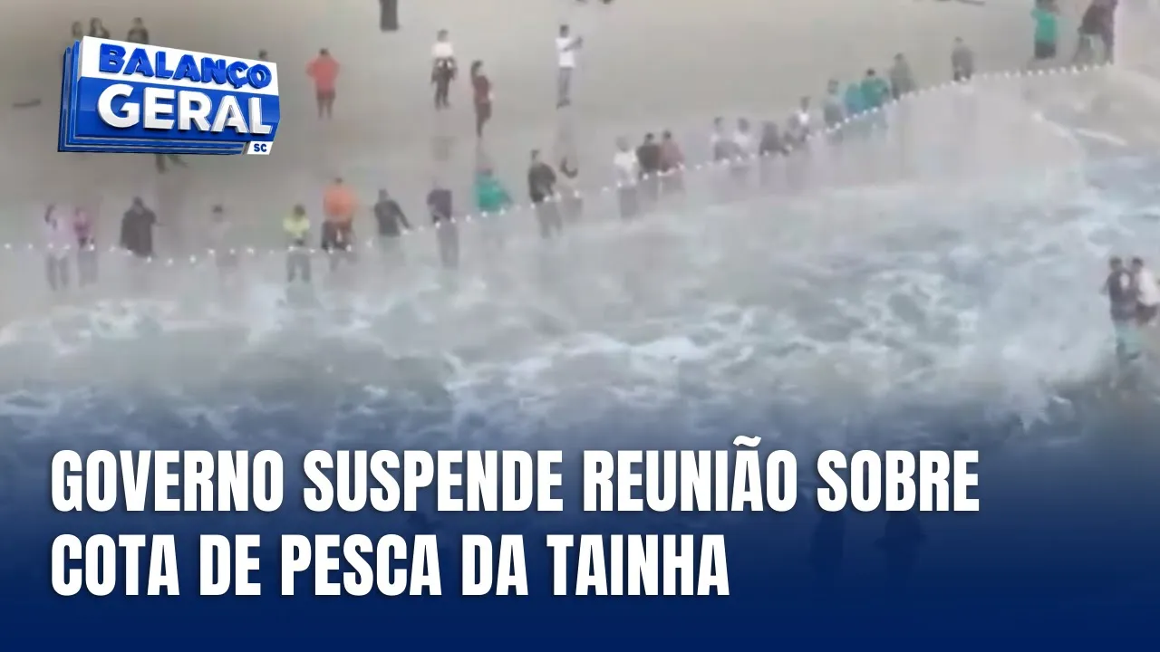 Governo Federal suspende reunião e vai reavaliar cota para pesca da tainha