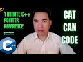 1 Minute C Pointer Reference Cat Can Code