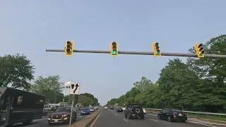Driving on Minnieville Rd Woodbridge VA USA