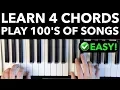 Learn 4 Chords - Quickly Play Hundreds of Songs EASY VERSION