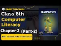 Class 6 Computer Literacy Technofun Part 2 Chapter 2 Python Turtle Python Programming