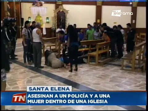 Asesinan a un policía y a una mujer dentro de una iglesia