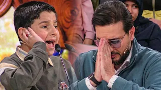 جعلوه يكرر التلاوة عندما بكي حامد شاكر نجاد   بأعلي طبقة صوتية لديه قلد القارئ مصطفي اسماعيل دندنها