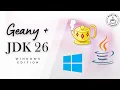 How to Install Java JDK and Geany IDE on Windows