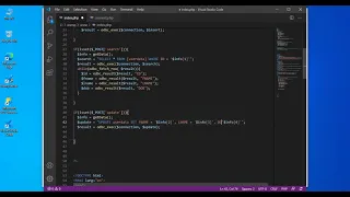 PHP SQL Server Tutorial Update Data Form Microsoft SQL Server 2019 Using PHP