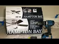 How to Install the Hampton Bay 44 Hawkins Ceiling Fan Unboxing Instructions