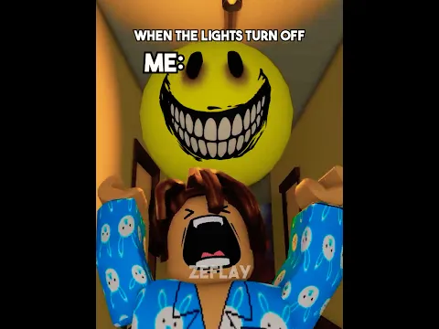 When The Lights Turn Off 😱  #roblox  #shorts  #robloxanimation