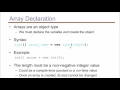 JAVA FOR ANDROID ARRAYS PART 1 IN LECTURE 25