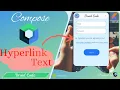 Hyperlink Text In Compose Jetpack Compose Droid code 2024