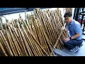 Download Lagu Process of making long bamboo flutes. Korean traditional musical wind instruments factory