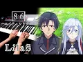 Download Lagu 86 Eighty Six EP23 ED｜「LilaS」 SawanoHiroyuki feat.たかはしほのか｜Piano Cover By Yu Lun