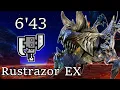 MHGU/MHXX Rustrazor EX Solo TA[Striker Switch Axe][6'43\