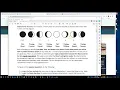 Moon Elongation Project Calculation Example