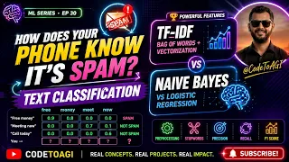 How Spam Filters Actually Work TF-IDF Classical ML in Python ML EP 30