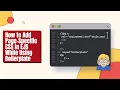 How to Add Page-Specific CSS in EJS While Using Boilerplate