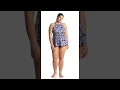 Fit4U Plus Size Woodstock Tankini Top | SwimOutlet.com