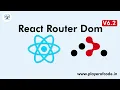 React Router Dom Tutorial in Hindi React Tutorial in 2024 React Router 6 2