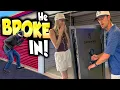 Storage unit owner SHOWED UP and BROKE IN and tried to get his safe back