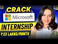How To Crack Microsoft Internship Full Interview Rounds and Stipend Reveal