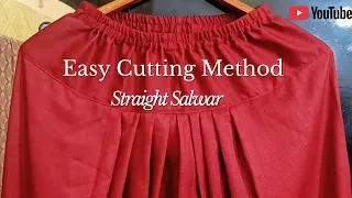 Straight Salwar Cutting and Stitching | 2 Meter Fabric | Step by Step