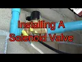 Installing A Solenoid Valve