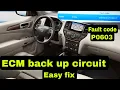 Nissan P0603 Ecm back up circuit easy fix